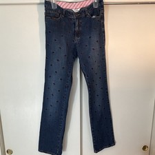 Lilly Pulitzer women&rsquo;s Denim bootcut Jeans Size 4 Dog Embroidered vintage Y2K