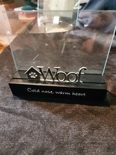 NEW Malden Puppy Dog Love Spin Quote Decorative 4 x 6 inch Photo Frame black