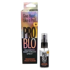 LITTLE GENIE PRODUCTIONS ProBlo Deep Throat Spray-Peach