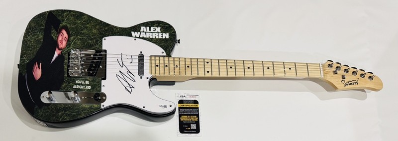 ALEX WARREN SIGNED CUSTOM YOU'LL BE ALRIGHT KID ELECTRIC GUITAR ORDINARY JSA COA