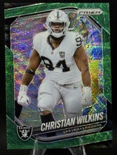 2025 Panini Prizm #40 Christian Wilkins Green Wave