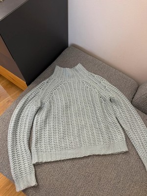Hemisphere - Blue Cashmere Silk Blend Rollkragenpullover - Hellblau - S
