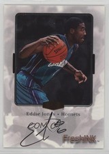 1999-00 Flair Showcase Fresh Ink Eddie Jones Auto 1a6x