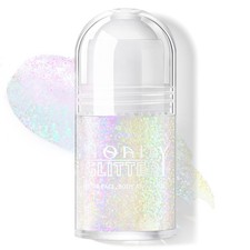 Roll on Holographic Body Glitter Gel, Chameleon Color Changing, Neon Violet
