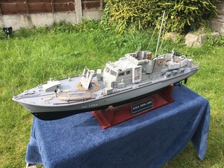 HDML WWII RADIO CONTROL SCALE MODEL BOAT SHIP HARBOUR DEFENCE MOTOR LAUNCH RTR