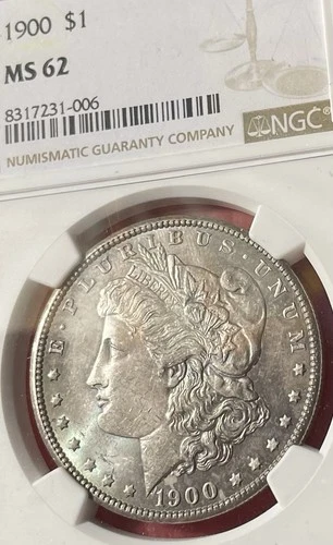 💥💥1900 NGC MS62 Morgan BU Dollar-90% Silver-Vintage Beauty!💥💥