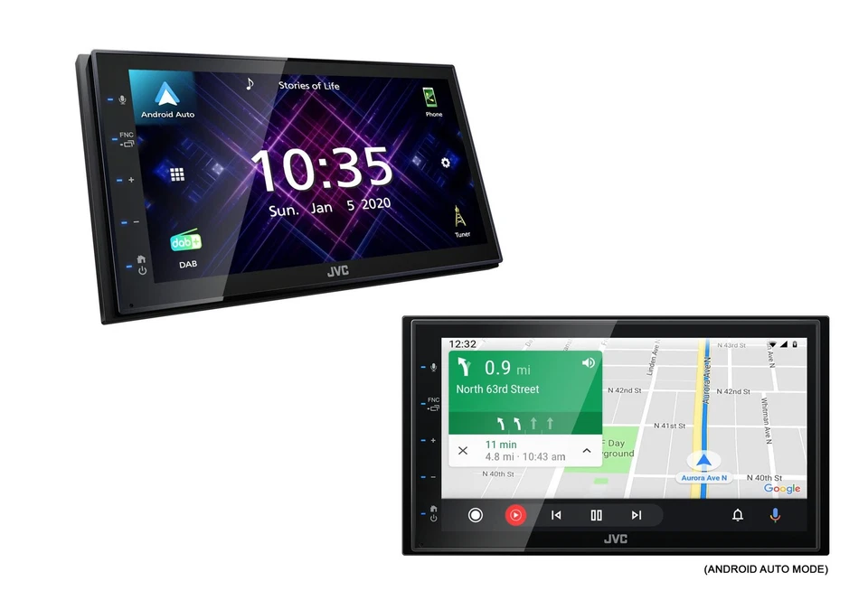 JVC 2-DIN KW-M565DBT Auto Radioset für SEAT Ibiza Typ 6L - 2002-2009 - Bild 4 von 4