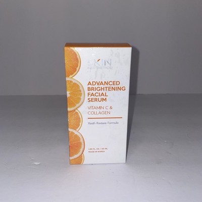 Skin Aesthetics Advanced Brightening Facial Serum Youth Restore Formula Sealed