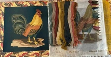 ELIZABETH BRADLEY COCKEREL NEEDLEPOINT/TAPESTRY  KIT 