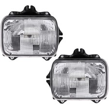 For 87-95 4Runner Tacoma Pickup Headlight Headlamp Head Light w/Bulb SET PAIR