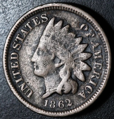 1862 INDIAN HEAD CENT - GOOD