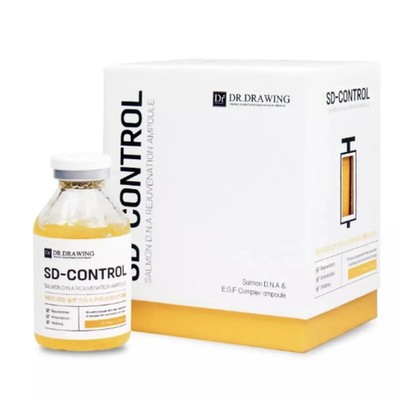 Dr. Drawing SD Control Salmon DNA PDRN Ampoule 35ml Korean Intensive Serum
