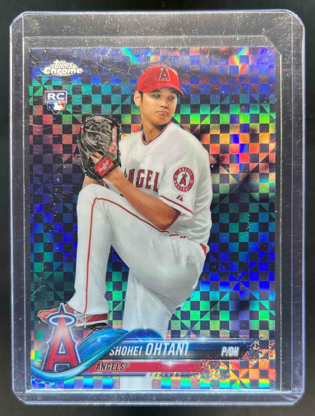 2018 Topps Chrome Shohei Ohtani RC X Fractor Rookie #150 Angels