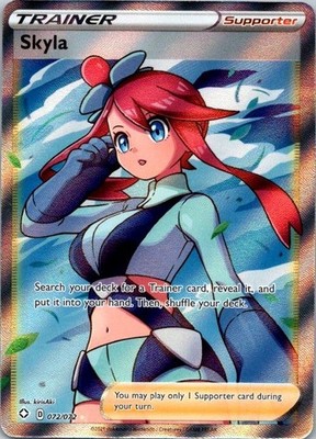 skyla pokemon card custom Skyla Full Art Trainer Custom Pokemon Display Case