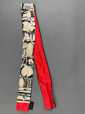 Louis Vuitton Double Face 100% Silk Bandeau Scarf