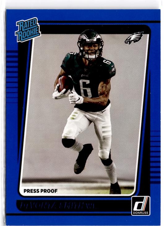 2021 Donruss - Press Proof Blue #261 DeVonta Smith