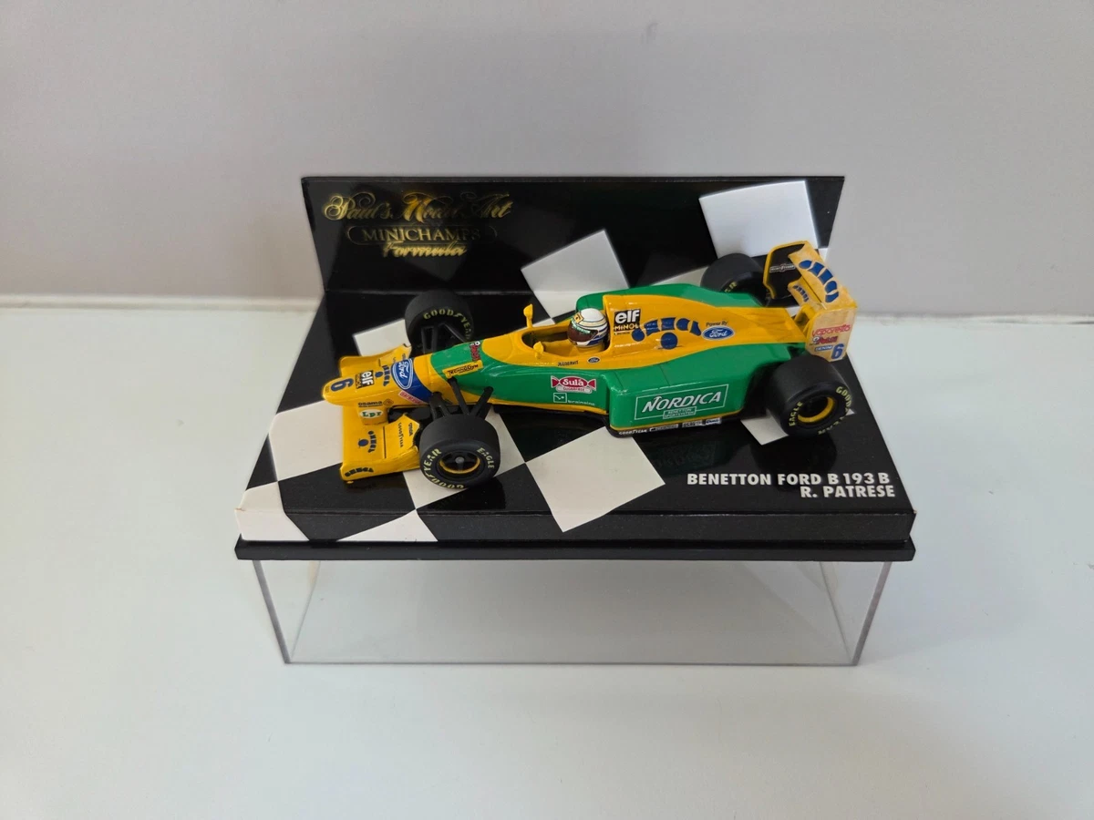 Benetton Ford eBay | 1⁄43 0 Patrese F1 Formula 1 B193B Minichamps
