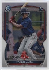 2023 Bowman Chrome Prospects Refractor 258/499 Lyonell James #BCP-118 14p0