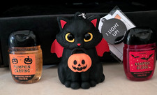 Bath  Body Works Halloween 2026 Light Up Vampire Black Cat Pocketbac Holder 