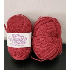 Brown Sheep Nature Spun Worsted Wool Yarn Lot Of 2 Cranberry Fog USA