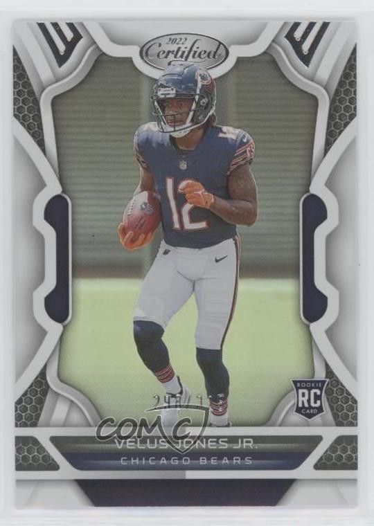 2022 Certified Rookies Mirror 298/325 Velus Jones Jr #131 Rookie RC 1m8i