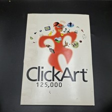 PC CD-Rom Broderbund CLICKART 125,000 Deluxe Image Pak WIN95