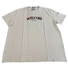 Weekend Offender Saturday Graphic T-shirt Bone White Mens Size UK 3XL