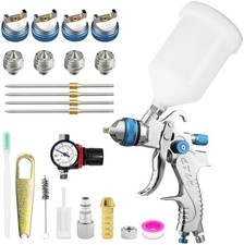 Hvlp Spray Gun Kit Professional Paint Sprayer 1.4 1.7 2.0 2.5mm Nozzles Hvlp Spray Gun Kit Professional Paint Sprayer 1.4 1.7 2.0 2.5mm Nozzles