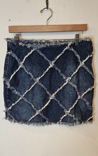 Zana Di Jeans vintage patchwork denim skirt Size 7