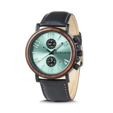 BOBO BIRD Mens Luxury Wood Watch Chronograph ...