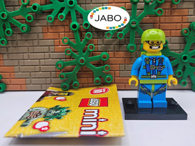 ( S3 / 5 / 6 ) Lego Minifigures col150 col10-6 Skydiver Series 10