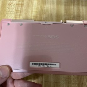 NICE CONSOLE Nintendo 3DS CTR-001 Pearl Pink w/ Original Box, Manual And Charger