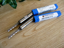 LOT OF 2 NEW NIAGARA CUTTER HSS END MILL 3/16 X 3/8 X 1 X 2-7/8 EDP N33061