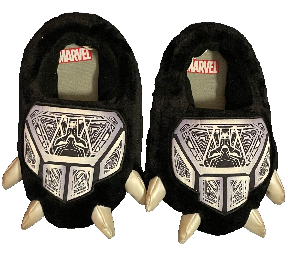 Marvel Black Panther Boys' Lighted Slippers Gently Used Free