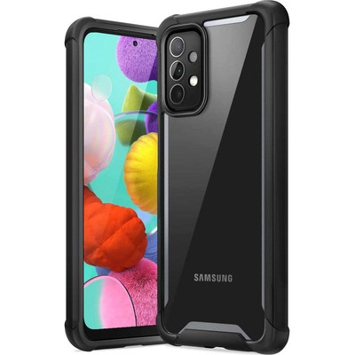 Handyhülle für Galaxy A53 5G Supcase Case Cover Futeral Etui Schutzhülle Schwarz