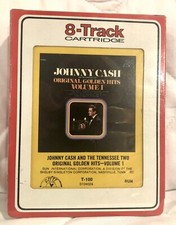 Johnny Cash Original Golden Hits Vol I And Vol 2 Both Sealed 8 Track Tapes