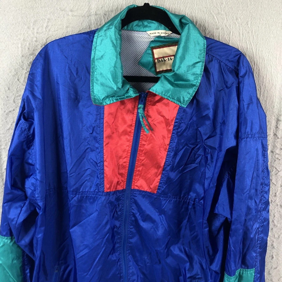 Куртка спортивная мужская Bak Ta Basix легкая большая высокая ветровка цветной блок шумная для гольфа - Изображение 2 из 4