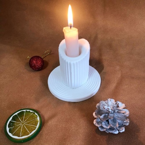 Love Candlestick Mold Heart Shaped Holder for Holder Home Decor - Picture 3 of 8