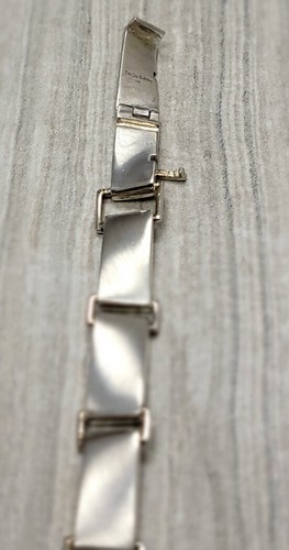 Tiffany & Co Sterling Silver Gehry Torque Link Bracelet Mens 8.5" - Picture 5 of 5