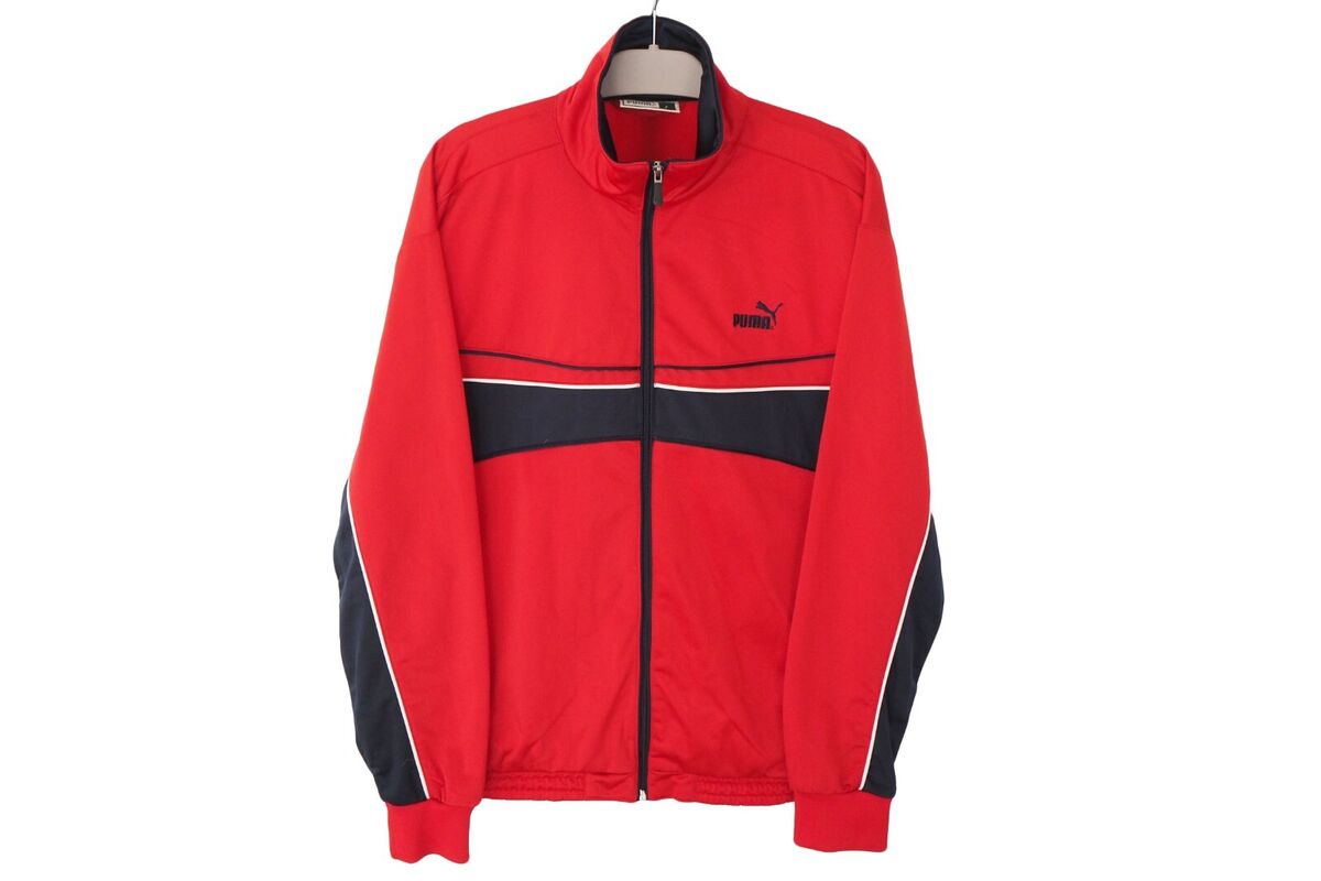 Vintage PUMA Track Jacket Full Zip Size L 90s classic sport Vintage PUMA Track Jacket Full Zip Size L 90s classic sport