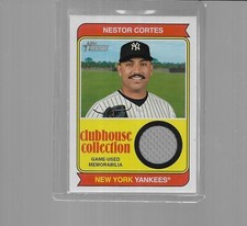 2023 TOPPS HERITAGE BASEBALL CLUBHOUSE COLLECTION NESTOR CORTES JERSEY RELIC
