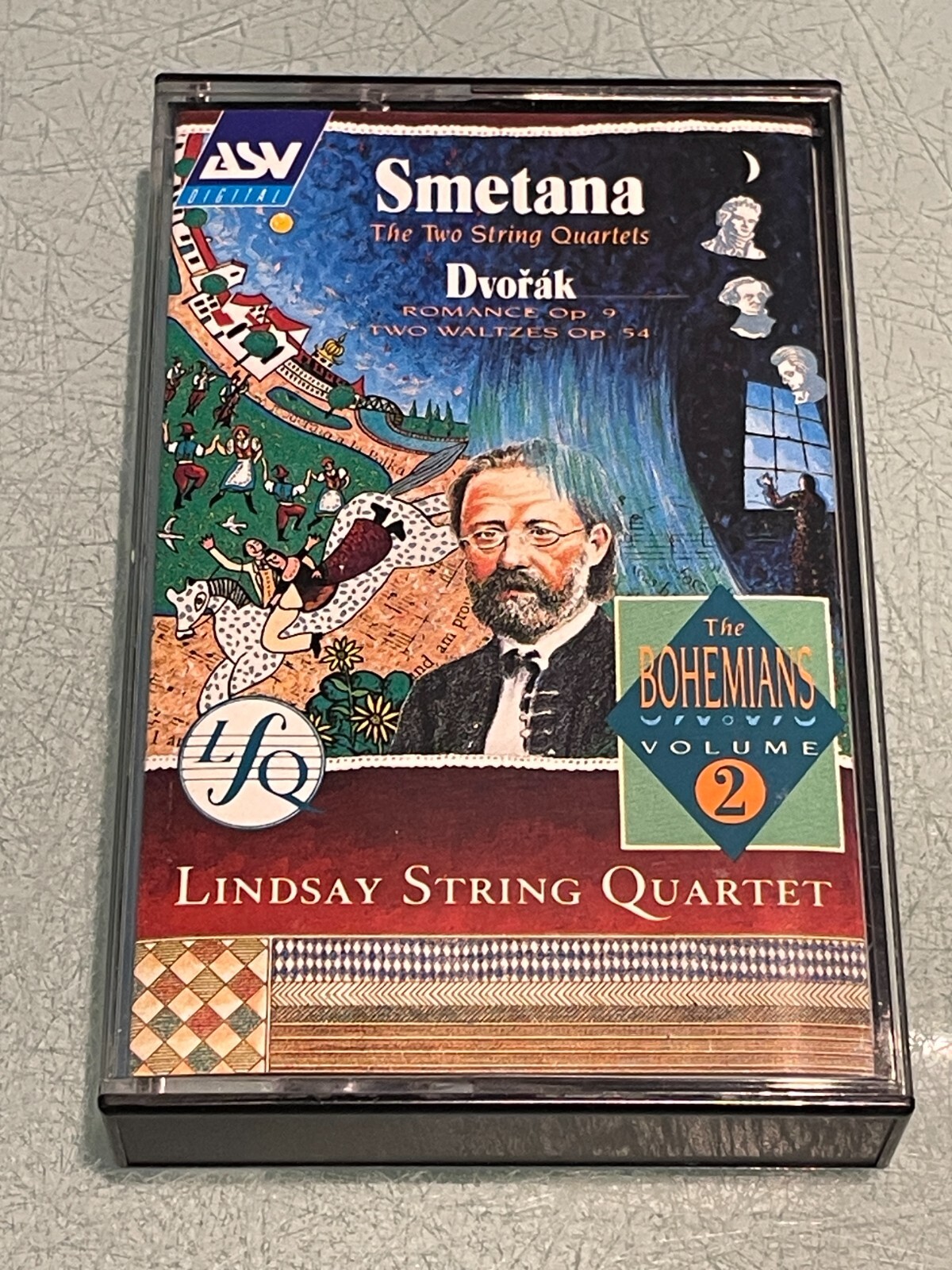 Smetana: The Two String Quartets - Dvorak: Romance - Cassette Tape Album - 1991