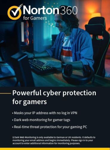 Norton 360 Deluxe 2025 Antivirus 3 Device + Game Optimizer 5 Minute by Email - Picture 6 of 12