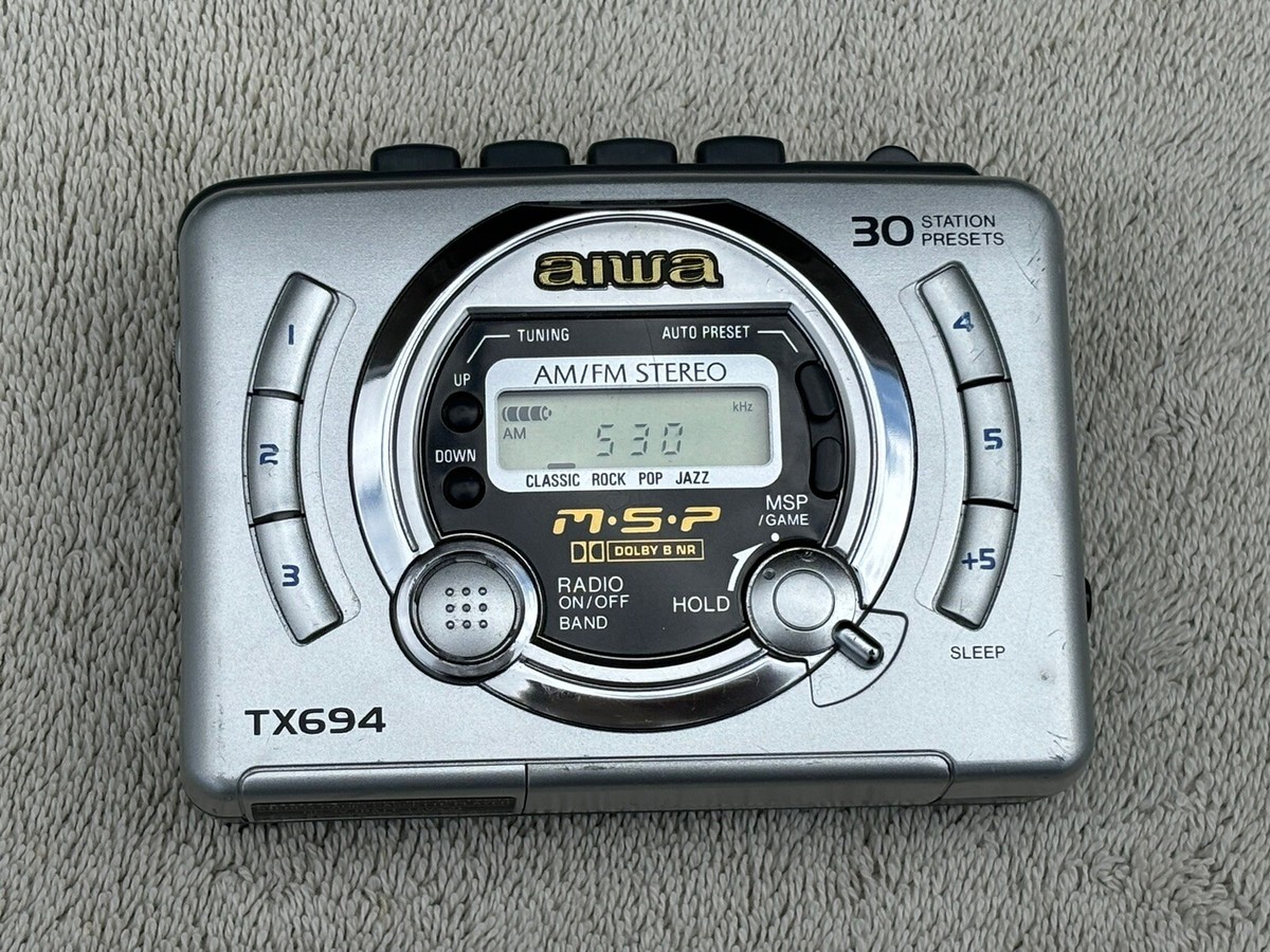 Vintage AIWA HS-TX694 FM/AM Cassette Player Portable | eBay Vintage AIWA HS-TX694 FM/AM Cassette Player Portable | eBay