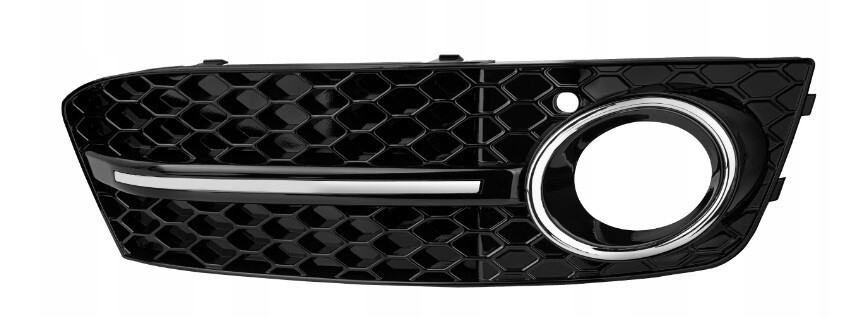 Grille pare-chocs gauche Audi A4 B8 noire contre l'usure de la route