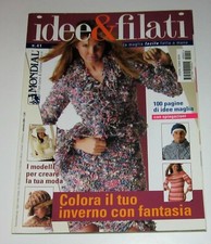 MONDIAL FALL WINTER knitting yarn pattern book 41 with 42 designs