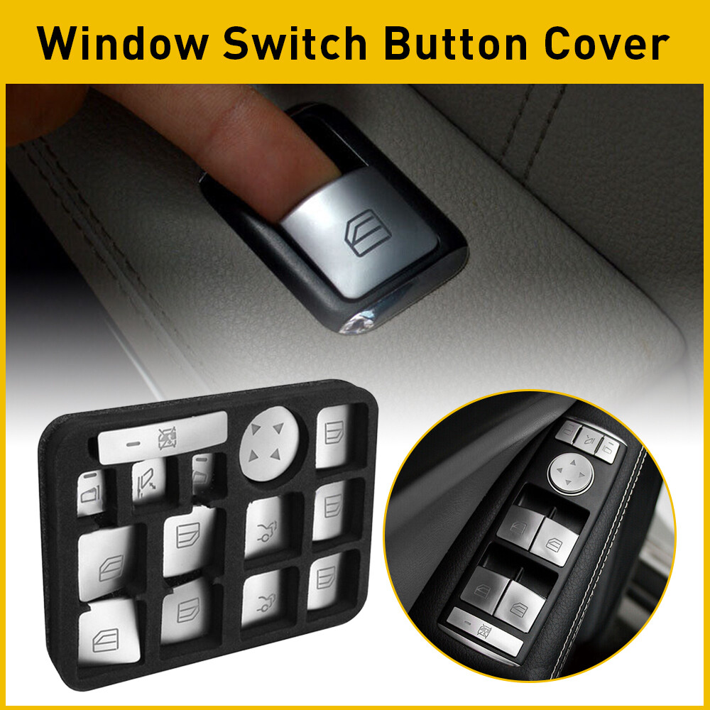 Window Switch Button Cover for Mercedes-Benz C180 C200 C230 C250 C280 C300 C350