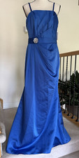 Blue Women's Long Bridesmaid Prom Formal Dress Size 14 NEW