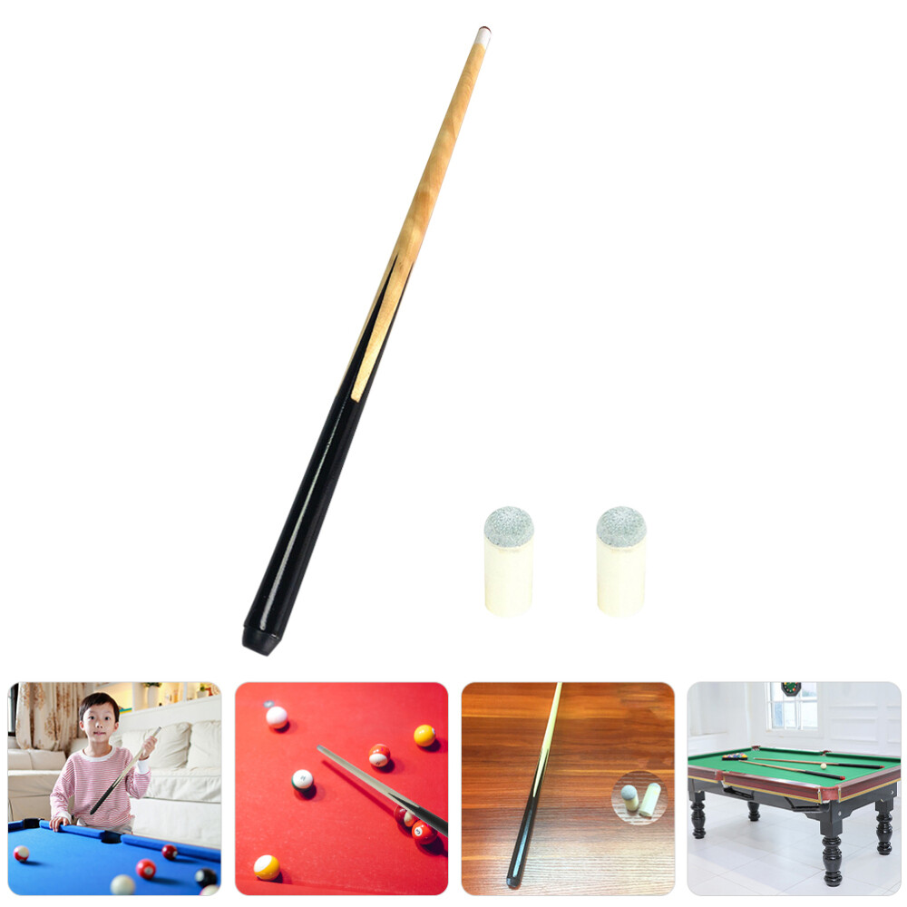 1 Set Short Pool Cue Wooden Cue Sticks Pool Sticks Short Cues for Tight