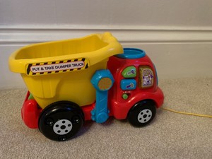 vtech put & take dumper truck